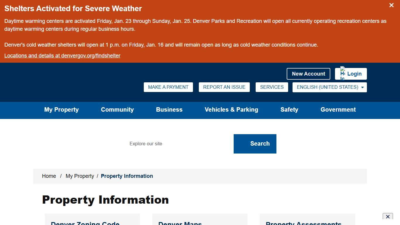Property Information - City and County of Denver